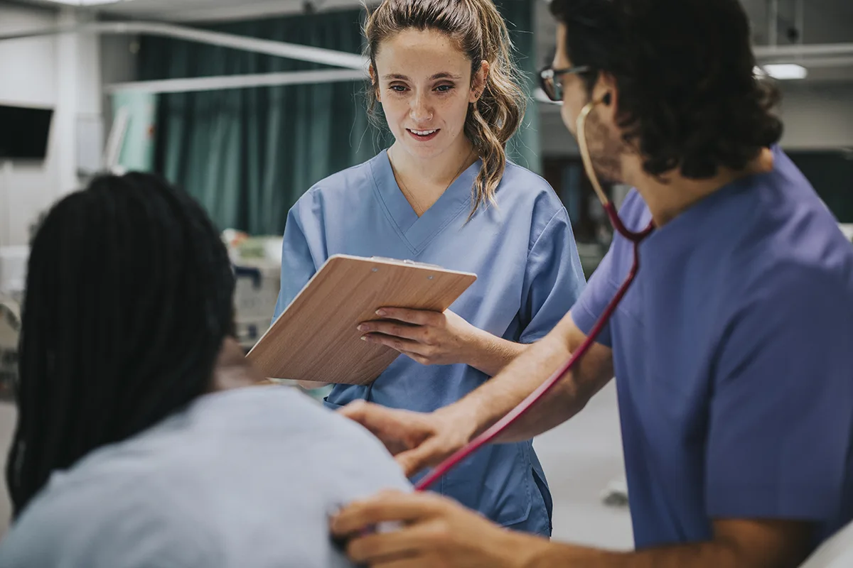 medical student in training